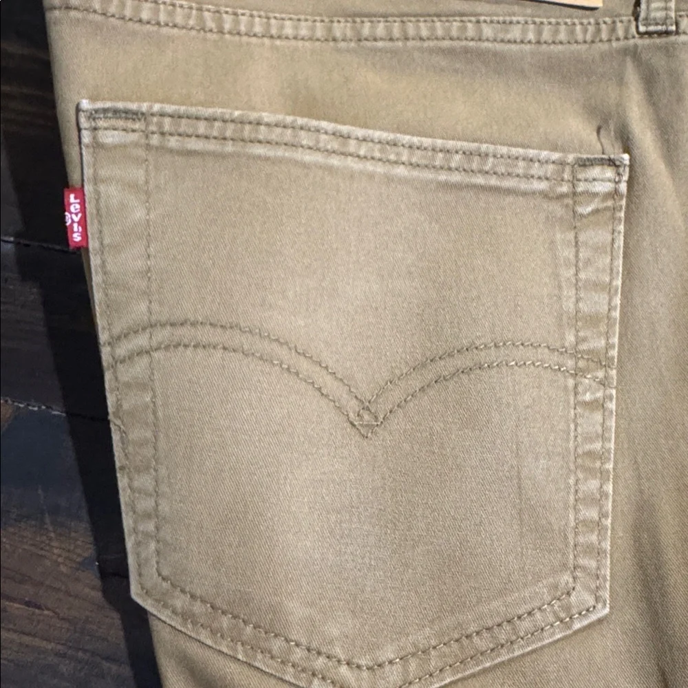 Levi's 541 Khaki/Tan Straight-Leg Jeans-Size:  38x36